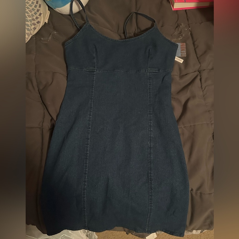 Blue denim dress new with tags